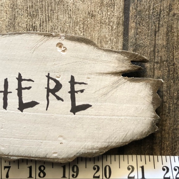 Boyds Bears Adopted Here Wooden Hanging Sign - Picture 4 of 6